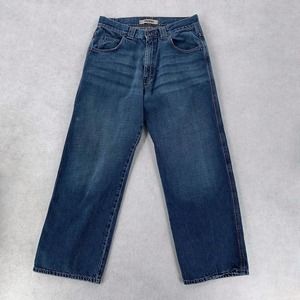 Mavi Jeans Max 170 Mid Rise Wide Leg Mens‎ Medium Wash Jeans Denim 33X30